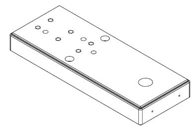 L&M Replacement Gear Hole Plate (old style posts) - L&M Distribution Inc.